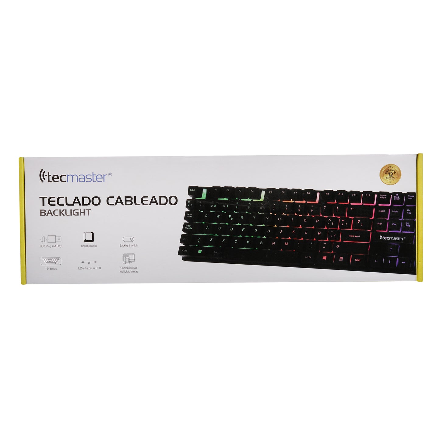 Teclado Gamer Retroiluminado Tecmaster