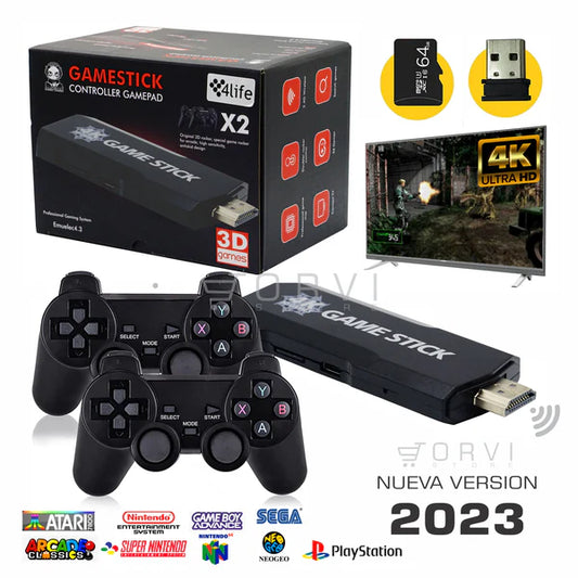 🟢Consola Videojuego Retro Hdmi 4k 128Gb