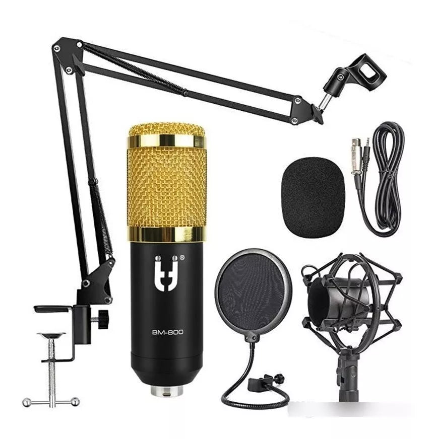 Kit Microfono Estudio Condensador Profes